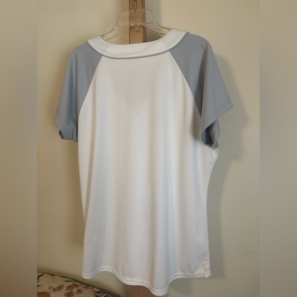 Majestic White and Gray Phillies Women's Jersey - Picture 2 of 3